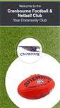 Mobile Screenshot of cranbournefc.com.au