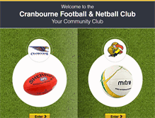 Tablet Screenshot of cranbournefc.com.au